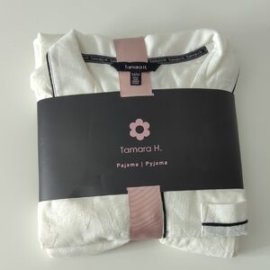 Tamara H. Women's White Pajama Set